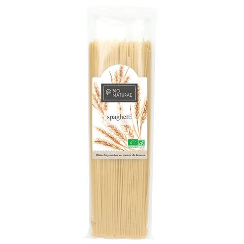 BIONATURAE - Pâtes blanches Spaghetti bio 500gr (DLC courte)