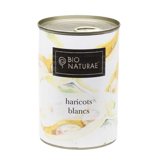 BIONATURAE - Haricots coco blancs boite bio 400gr