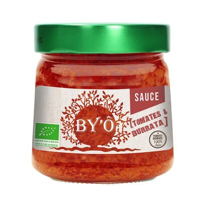 BY'Ô - Salsa di pomodoro e burrata bio 190gr