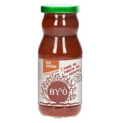 BY'Ô - Tomatenpüree mit Bio-Basilikum 350gr