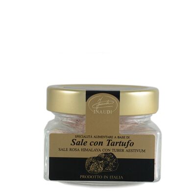 INAUDI - Pink salt with summer truffle 100gr