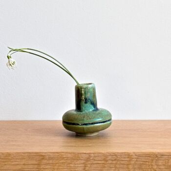 Vase en porcelaine Bulb S - Patina Dripper 1