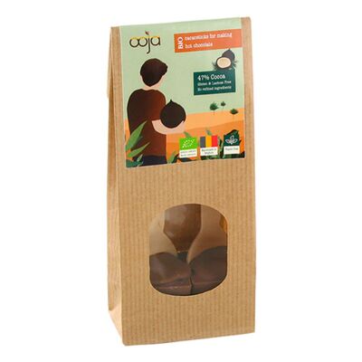 Organic 2 x 30g duopack hotchocolatesticks 47% (vegan & allergenfree)