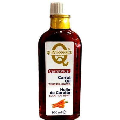 Quintessence London Olio di carota puro al 100% CarrotPlus Trattamenti di bellezza Crescita dei capelli Cura della pelle Rimedio naturale 100 ml