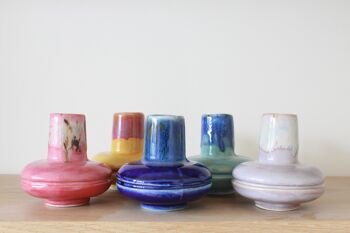 Vase en porcelaine Bulb S - Rose Dripper 3