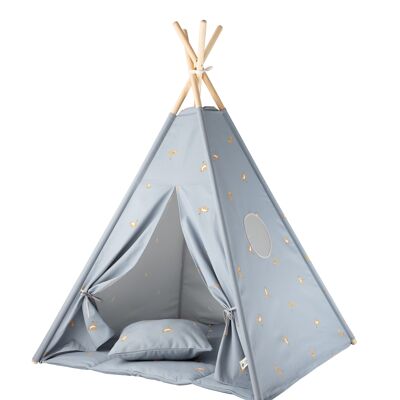 Blue Tiger Teepee Set