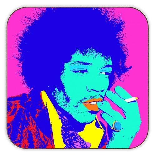 Coasters 'Jimi' by Wallace Elizabeth