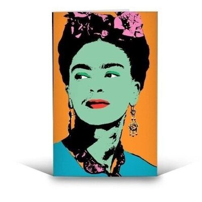 Grußkarten 'Frida - Orange, Grün &