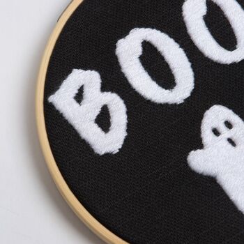 Kit de broderie Halloween Boo Ghost - Kit débutant cerceau de 5" 5