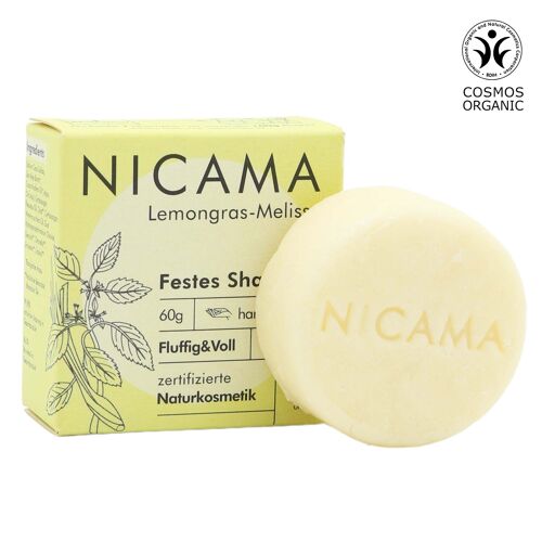 NICAMA Festes Shampoo Lemongras-Melisse (COSMOS)