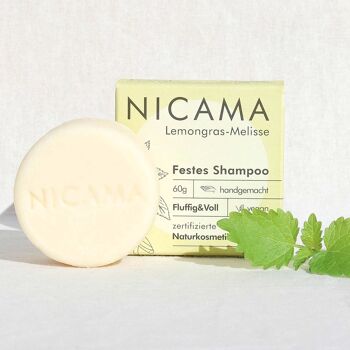 NICAMA Shampoing Solide Baume Citronnelle (COSMOS) 2