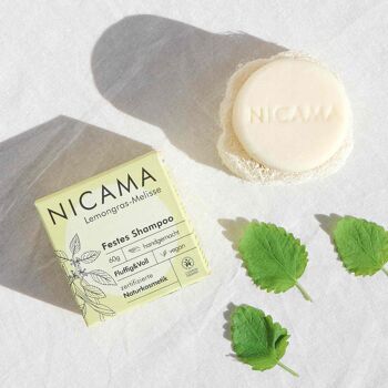 NICAMA Shampoing Solide Baume Citronnelle (COSMOS) 3