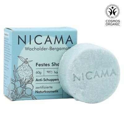 NICAMA Solid Shampoo Juniper Bergamot (COSMOS)