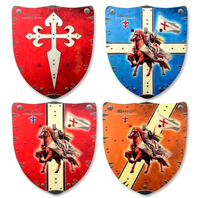 Assortment of Wooden Shields ''Warrior'' 4 Assorted Models