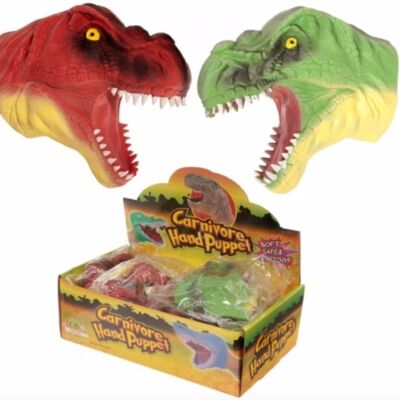 Marioneta de mano de dinosaurio