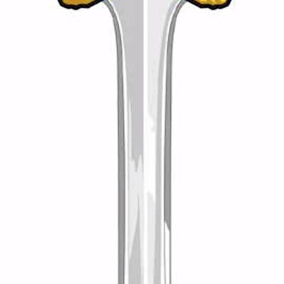 Spada "Templare" in schiuma 54 cm
