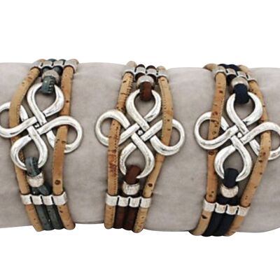 "Celtic" Style Cork Bracelets Assortment