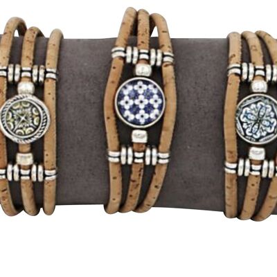 Assortment Decorative Cork Bracelets
