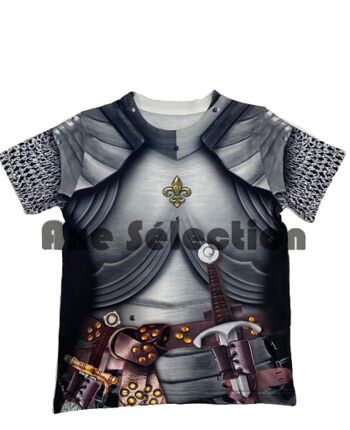 Armure de Chevalier T-shirt 3D Taille XS 2