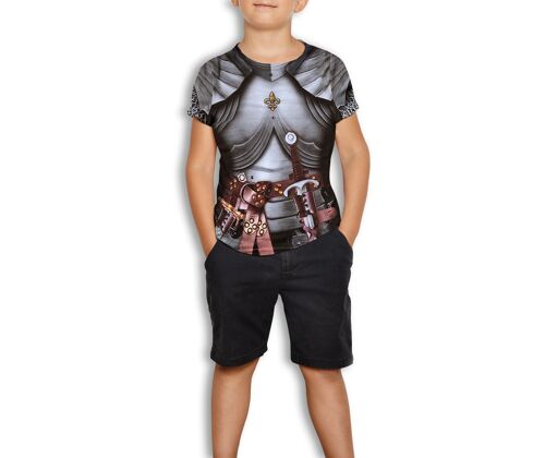 Armure de Chevalier T-shirt 3D Taille XS