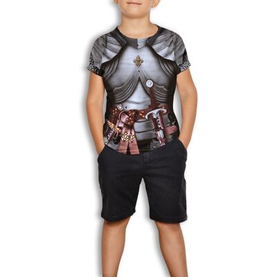 Camiseta Caballero Armadura 3D Talla XS