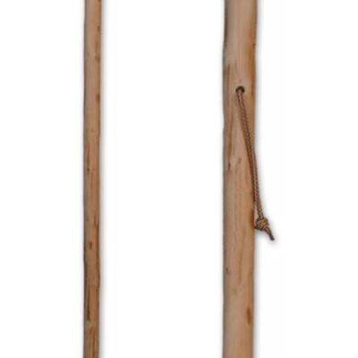 Natural wooden walking stick - 130 cm