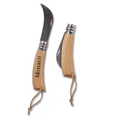Serpette knife in Natural wood