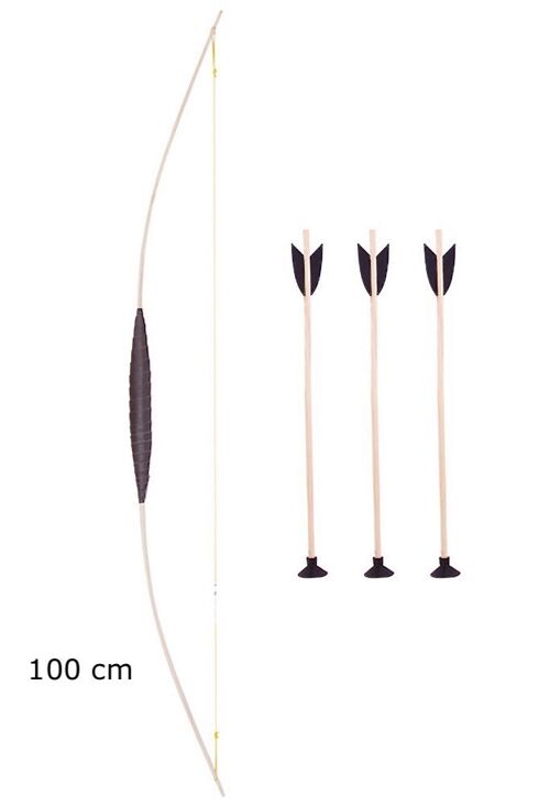 Arc d'Orme 100 cm Poignée simili cuir (NOUVEAUTE)