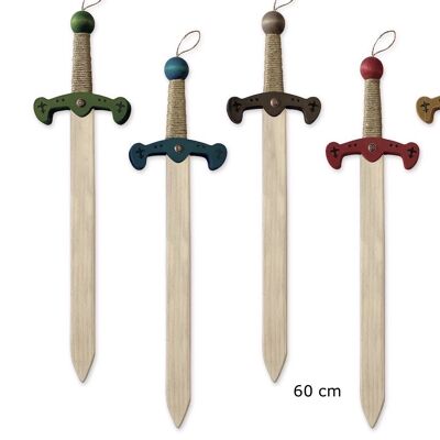 Espada de Madera 60 cm "Fleurs de Lys" (NUEVA)