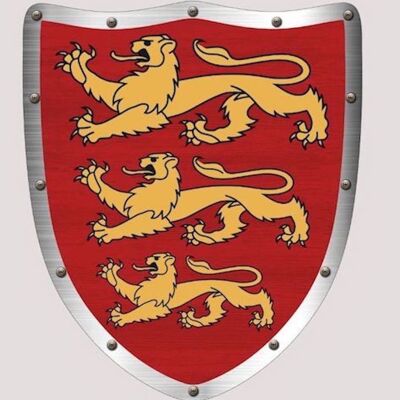 Wooden Shield "Coeur de Lion" (NEW)
