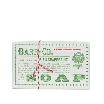 Barr-Co Fir & Grapefruit Bar Soap