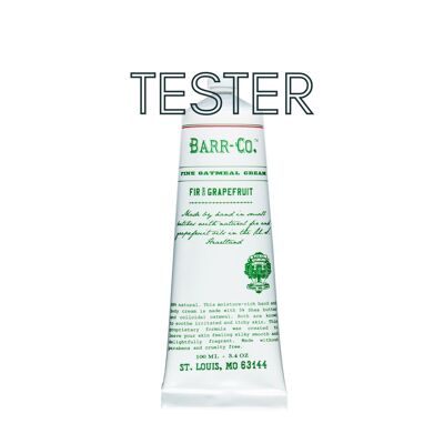 Barr-Co Fir & Grapefruit Handcreme TESTER