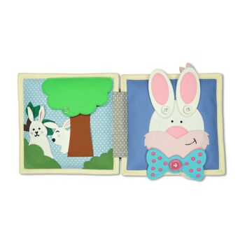Funny Bunny - Mini livre silencieux 6 pages - sans personnalisation 7