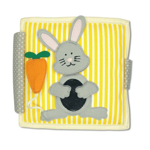 Funny Bunny - 6 Seiten Mini Quiet Book - ohne Personalisierung