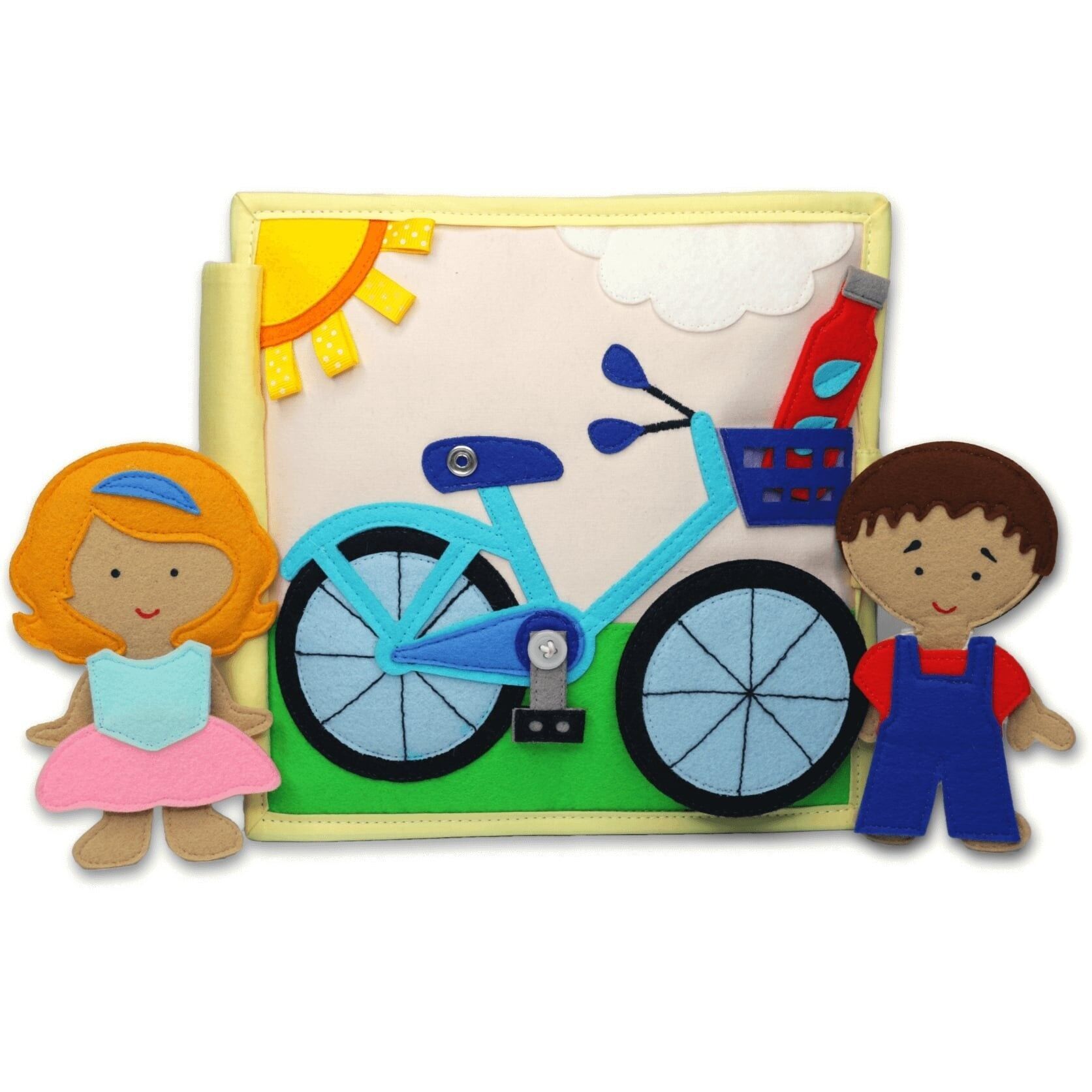 My First Bike - 6 Pages Quiet Book - Without Personalization