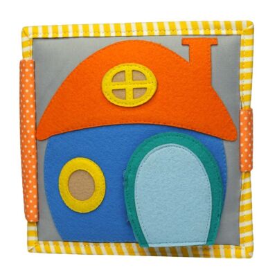 Home Sweet Home - 6 Seiten Mini Quiet Book - ohne Personalisierung