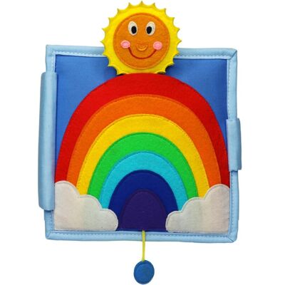 Sunshine - 6 pagine Mini Quiet Book - Senza personalizzazione