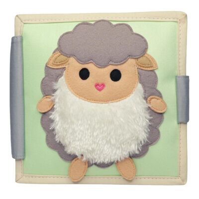 Happy Sheep (dai 4 mesi) - Mini Quiet Book 6 pagine - senza personalizzazione