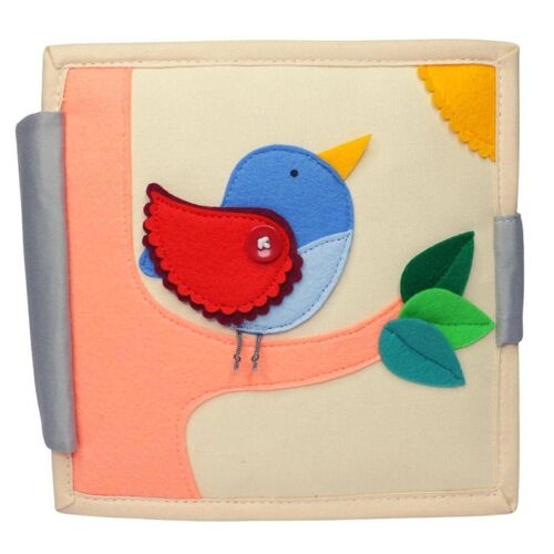 Magischer Vogel - 6 Seiten Mini Quiet Book - Ohne Personalisierung