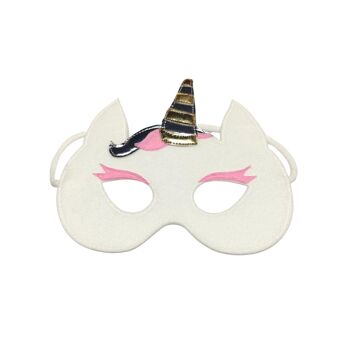 Masque enfant licorne en feutrine 2