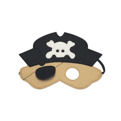 Maschera pirata in feltro per bambini