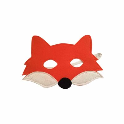 Fox children's felt mask
