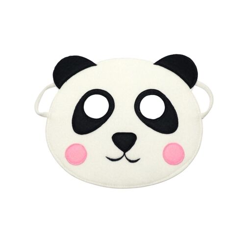 Compra Máscara de fieltro infantil Panda al por mayor