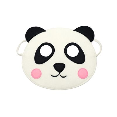 Máscara de fieltro infantil Panda