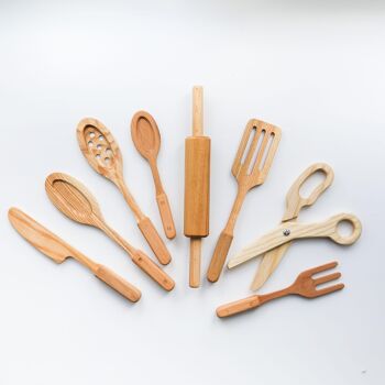 Ensemble de cuisine jouet en bois 2