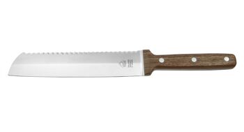 Couteau de chef PUMA 2 en 1, noyer