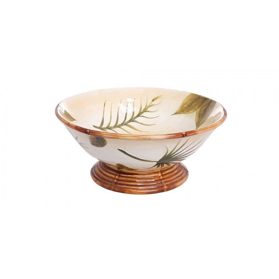 Portafrutta in ceramica a rilievo 30 cm