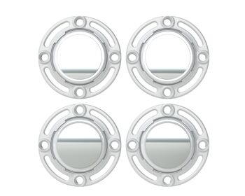 Support universel / manchon pour Apple Air Tag (4 pièces) en blanc 1