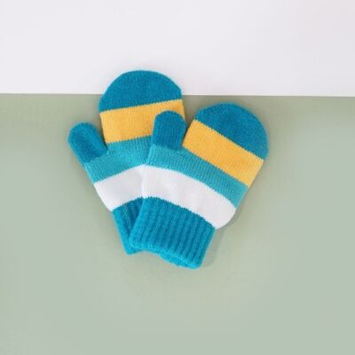 Green & Mustard Mittens