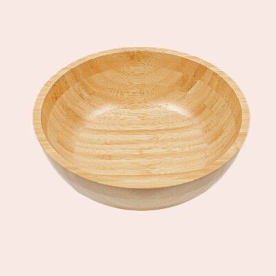 Bowl with vegetable dyes in bamboo (GM)